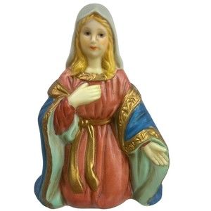 Vintage 1993 Creative Ceramics Nativity Porcelain Figurine Mary 4 Inch 47110661